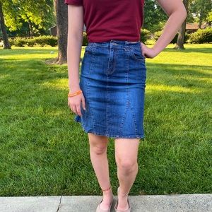 The Children’s Place stretch Jean skirt